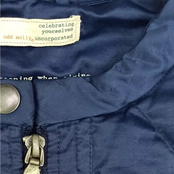 ODD MOLLY PUFFY QUILTED DOWN VEST - Picture 4 of 12